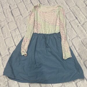 Lands' End Pastel Leopard Print Top